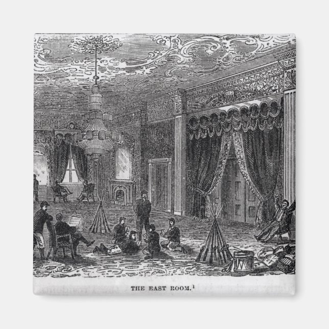 Imán Habitación Este de la Casa Blanca durante la guerr (Frente)