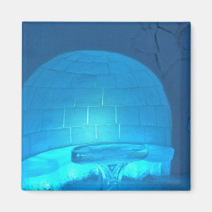 Imán Habitación Igloo en Hotel de Glace, Quebec, Canadá