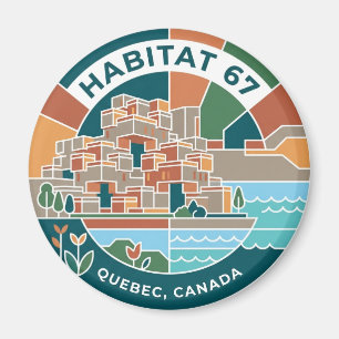Imán Hábitat 67 Canadá