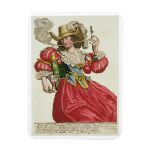 Imán Hábito de una señora rica cerca de 1630 (engra