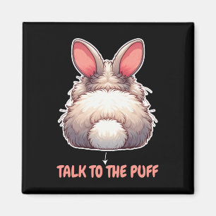 Imán Habla con la camisa del conejo de Puff Bunny diver