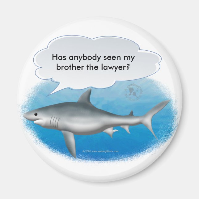 Imán Hablando de tiburón (Frente)