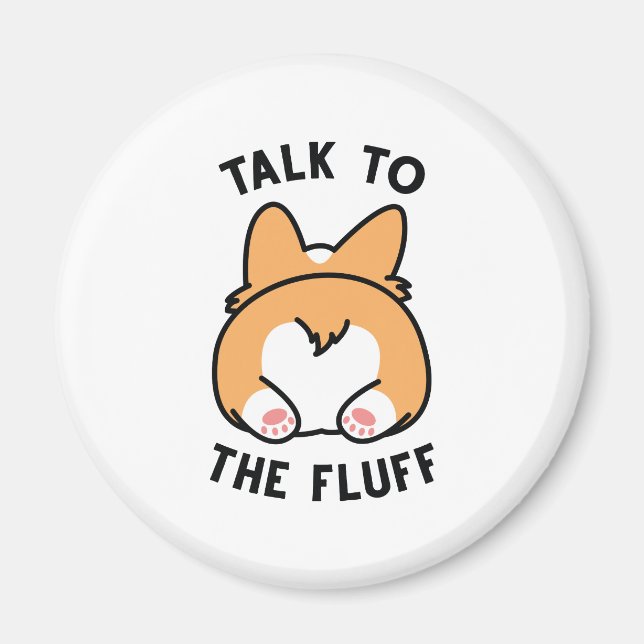 Imán Hablar Con El Fluff (Frente)