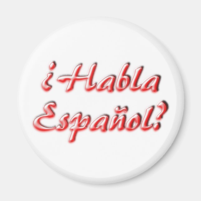 Imán ¿Hablas? (Frente)