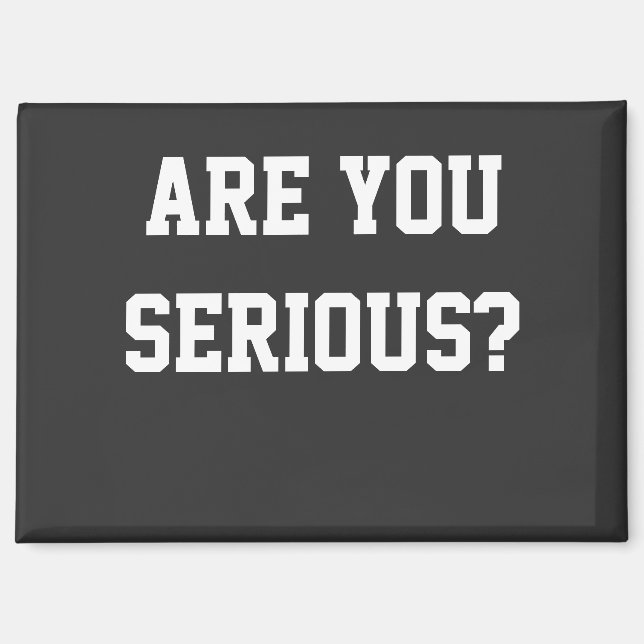 Imán ¿Hablas en serio? (Anverso)