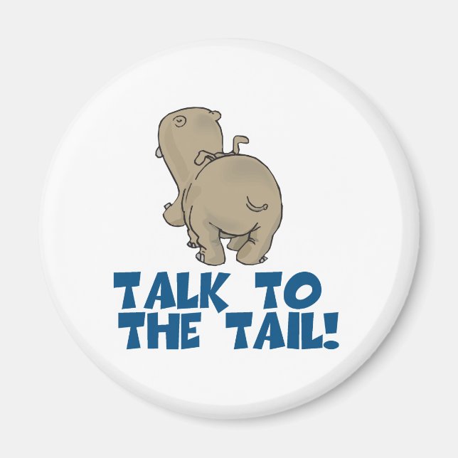 Imán Hable con Tail Hippo (Frente)
