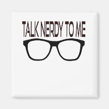 Hable Nerdy conmigo con Black Geek Glasses