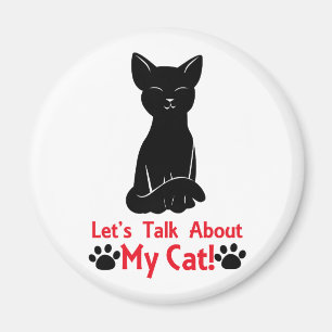 Imán Hablemos de mi gato