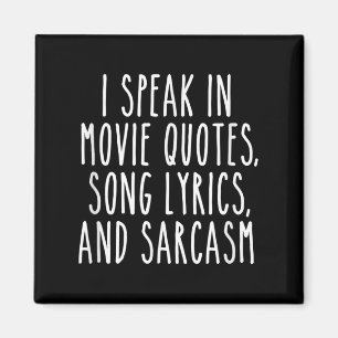 Imán Hablo En Citas De Cine Letras De Canción Y Sarcasm
