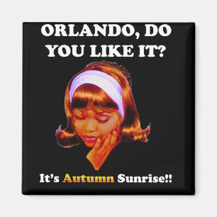 Imán ¿Hace usted tiene gusto de él Orlando? Es salida