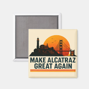 Imán Hacer a Alcatraz grande de nuevo divertido