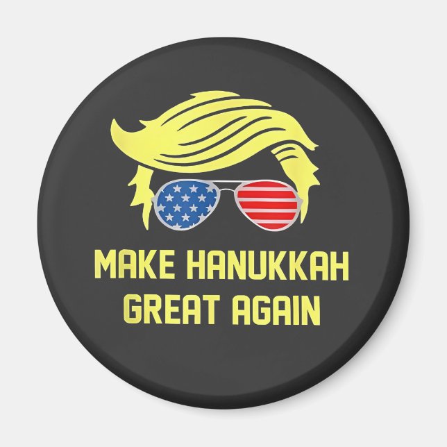Imán Hacer a Hanukkah grande de nuevo Trump judío (Frente)