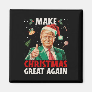 Imán Hacer a los Navidades grandes de nuevo graciosos T