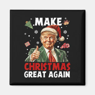 Imán Hacer a los Navidades grandes de nuevo Santa Funny
