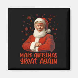 Imán Hacer a los Navidades grandes de nuevo Santa Funny