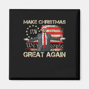Imán Hacer a los Navidades grandes de nuevo Santa Trump