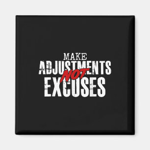 Imán Hacer ajustes que no son excusas