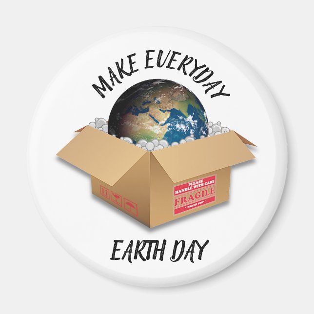 IMÁN HACER CADA DÍA TIERRA (Frente)