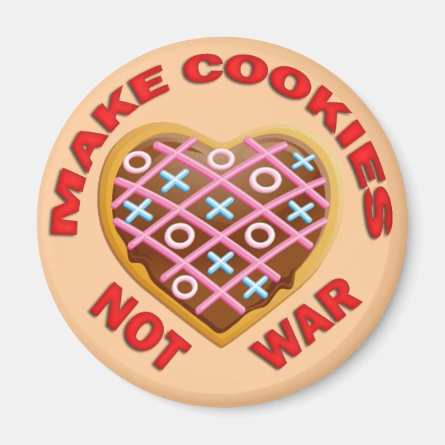 IMÁN HACER COOKIES NO GUERRA (Frente)