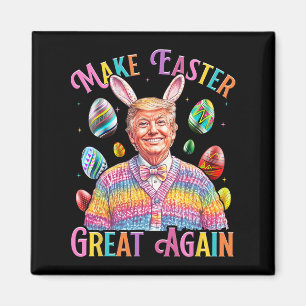 Imán Hacer de la Pascua una vez más divertida Trump Bun