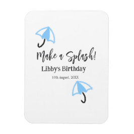 Imán Hacer de la piscina de verano un chisporroteo azul