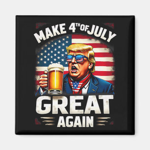 Imán Hacer El 4 De Julio Grande De Nuevo Trump Beer Cer