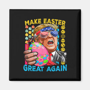 Imán Hacer la Pascua Grande De Nuevo Trump Bandera De B