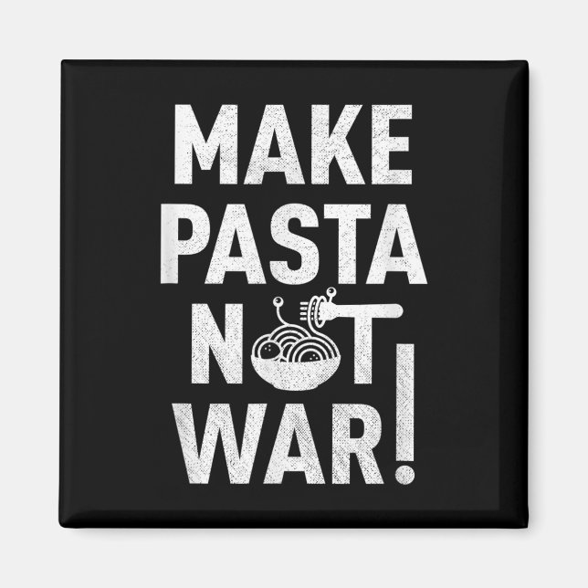 Imán Hacer Pasta No Guerra  (Frente)
