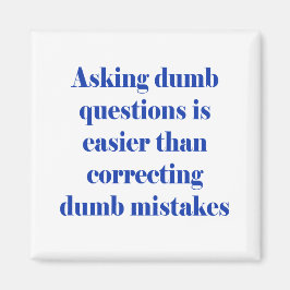 Imán Hacer preguntas tontas es más fácil