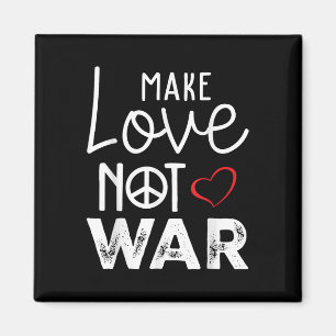 Imán Hacer que el amor no la guerra la paz el apoyo pac