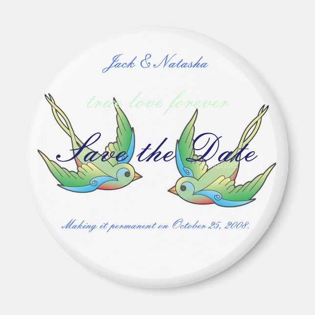 Imán Hacer que el amor verdadero sea permanente (Frente)