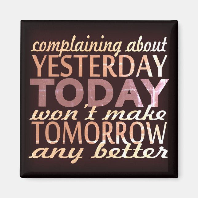 Imán Hacer que el mañana sea mejor (Frente)