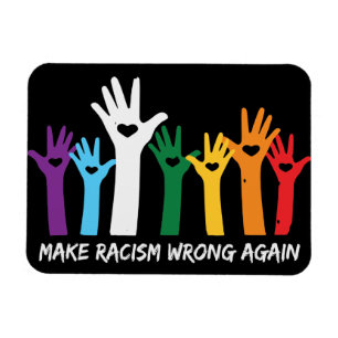 Imán Hacer que el racismo se equivoque en el corazón