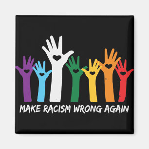 Imán Hacer que el racismo se equivoque en el corazón