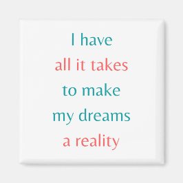 Imán Hacer realidad mis sueños