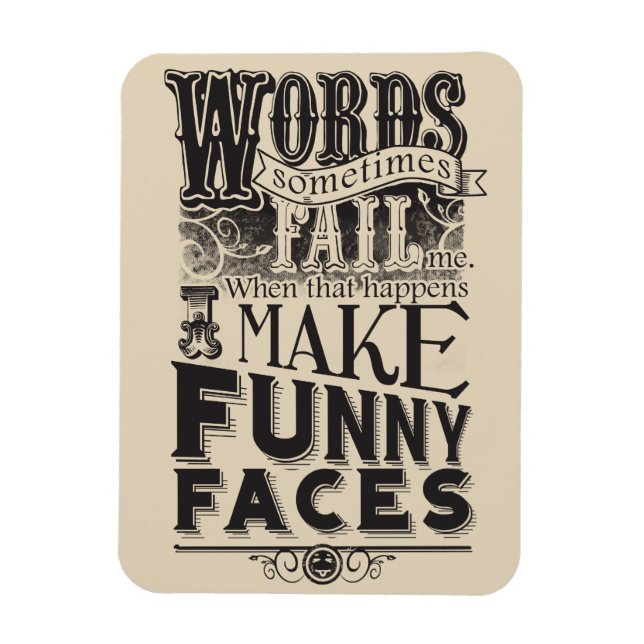 Imán Hacer rostros (Vertical)