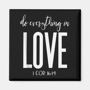 Imán Hacer Todo Con Amor 1 Cor 16_14 Versículo Bíblico