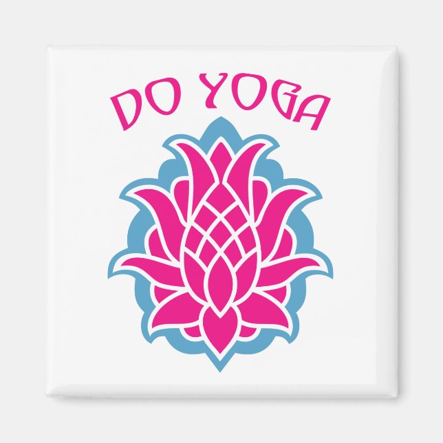 Imán Hacer yoga (Frente)