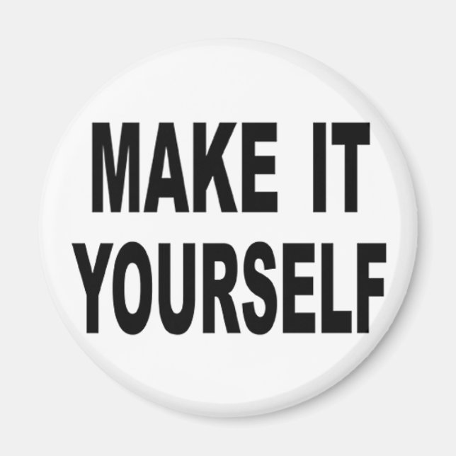 Imán Hacerlo Personalizado, imanes redondos (Frente)