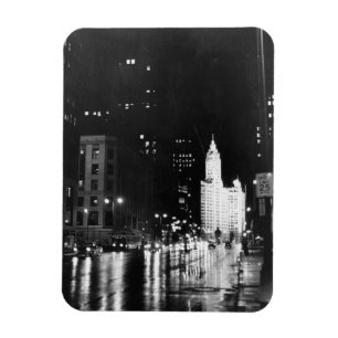 Imán hacia 1954: Una vista por la avenida Michigan