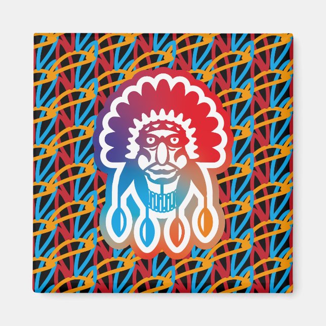 IMÁN HACIENDO EL INDIO POR MASANSER PIXELAT (Frente)