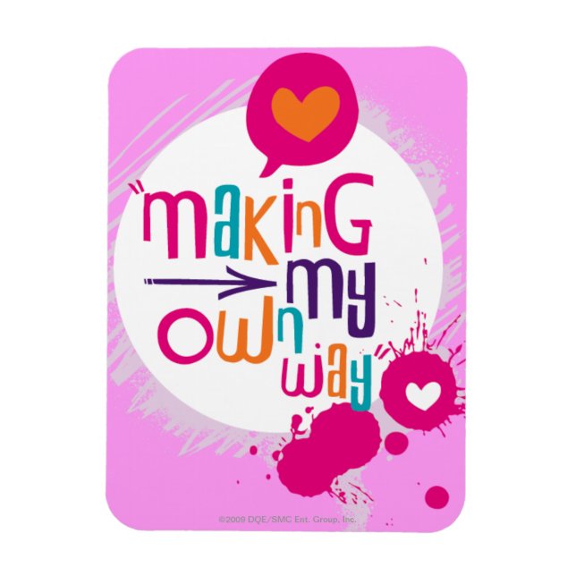 Imán Haciendo Mi Propia Vía (Vertical)