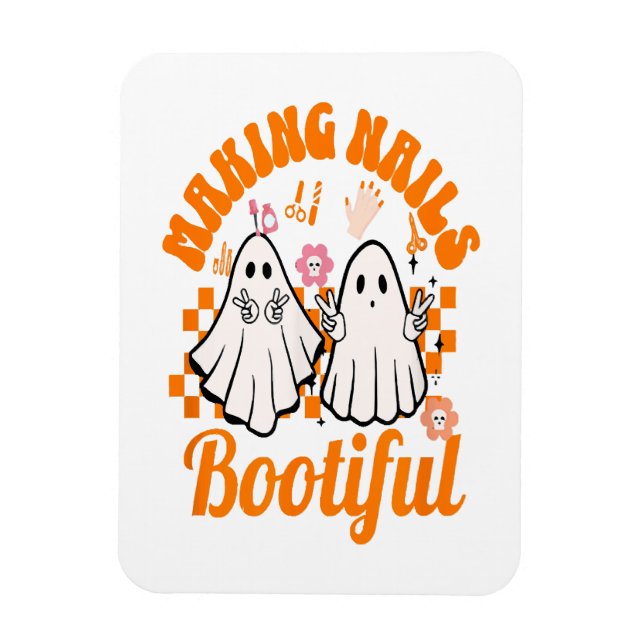 Imán haciendo uñas bootiful halloween (Vertical)