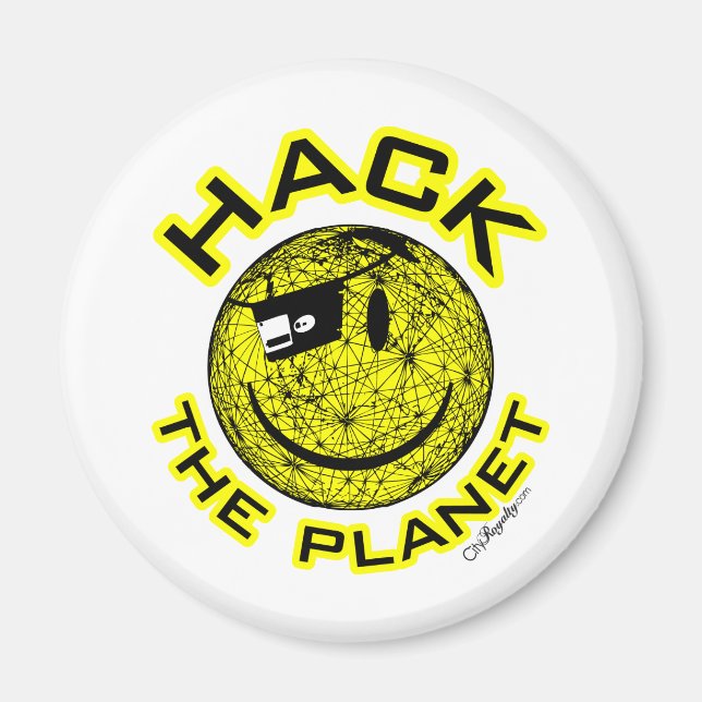 Imán Hack the Planet (Frente)