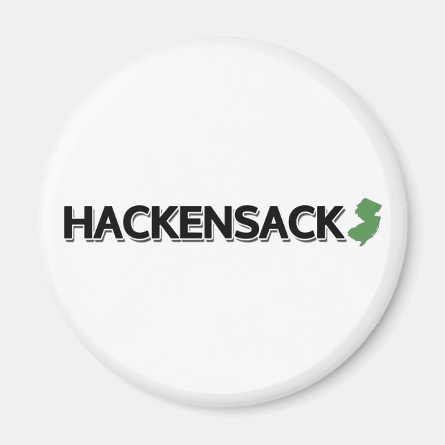 Imán Hackensack, Nueva Jersey (Frente)