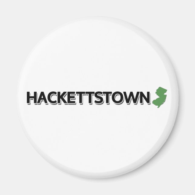 Imán Hackettstown, Nueva Jersey (Frente)