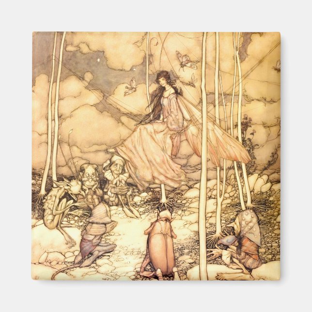 Imán Hada Arthur Rackham (Frente)