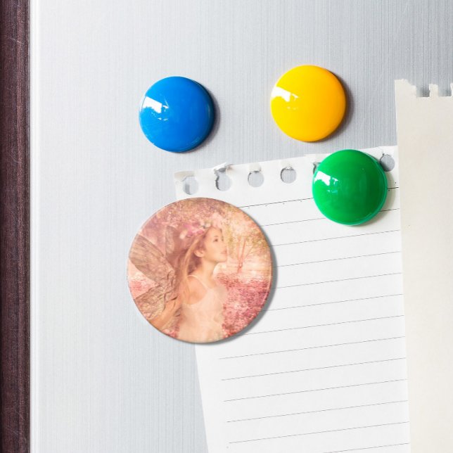 Imán Hada de fantasía de flores de primavera (Subido por el creador)