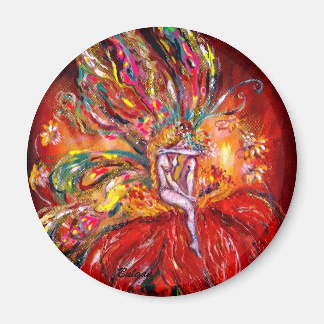 Imán Hada en rojo (Frente)