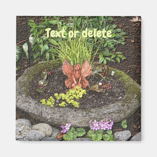 Imán Hada En Un Jardín Naturaleza Personalizada